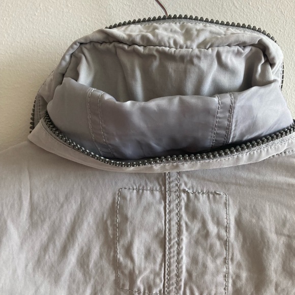 Light Gray Rain-resistant lightweight military style jacket - Picture 1 of 7